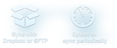 Sync with Dropbox or SFTP 342200223 option to sync periodically